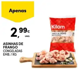 Continente Asinhas de frango kilom promoção