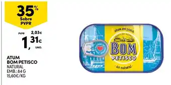 Continente atum bom petisco natural promoção