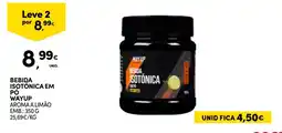 Continente bebida isotônica em pó wayup promoção