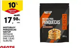 Continente Mistura p/ panquecas wayup pepitas de chocolate promoção