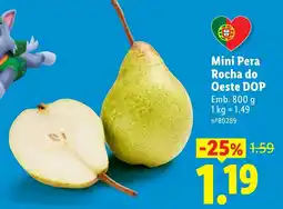 Lidl Mini Pera Rocha do Oeste DOP promoção