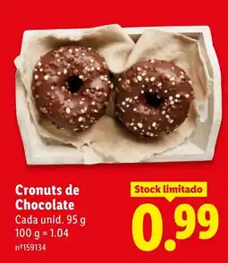Lidl Cronuts de Chocolate promoção