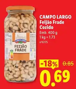Lidl campo largo feijão frade cozido promoção