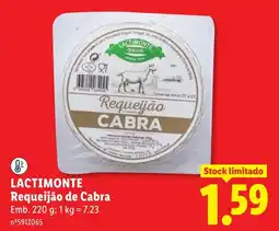 Lidl Lactimonte Requeijão de Cabra promoção