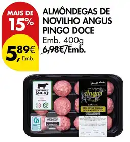 Pingo Doce almôndegas de novilho angus pingo doce promoção