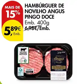 Pingo Doce Hambúrguer de novilho angus pingo doce promoção