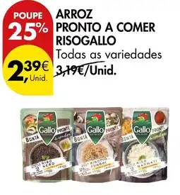 Pingo Doce Arroz pronto a comer risogallo promoção