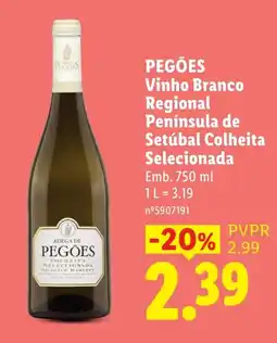 Lidl Pegões vinho branco regional promoção