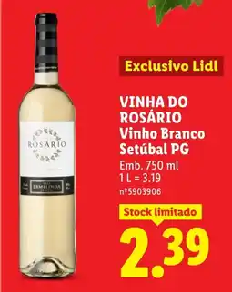 Lidl Vinha do rosário vinho branco setúbal pg promoção
