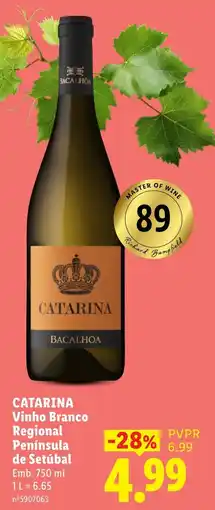 Lidl Catarina vinho branco promoção
