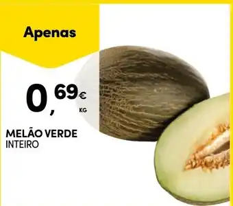 Melão verde inteiro