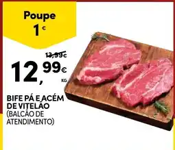 Continente Bife pá e acém de vitelão promoção