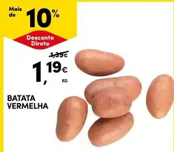 Continente batata vermelha promoção