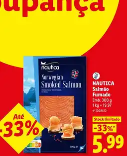 Lidl Nautica Salmão Fumado promoção