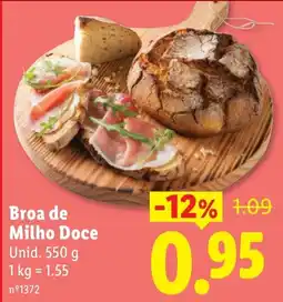 Lidl Broa de Milho Doce promoção