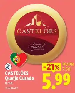 Lidl Castelões Queijo Curado promoção