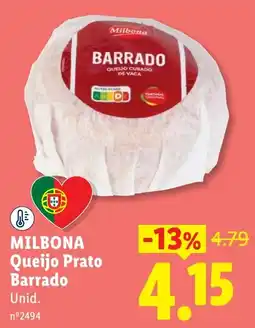 Lidl Milbona queijo prato barrado promoção