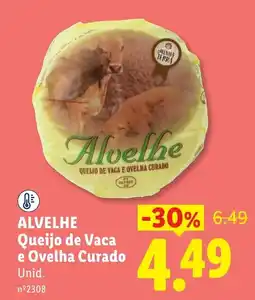Lidl Alvelhe Queijo de Vaca e Ovelha Curado promoção