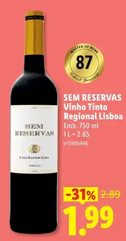 Lidl Sem reservas casa santos lima promoção