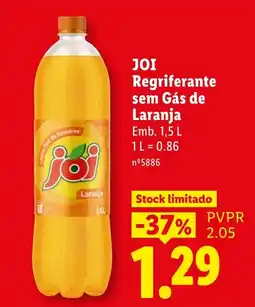 Lidl Joi regriferante sem gás de laranja promoção