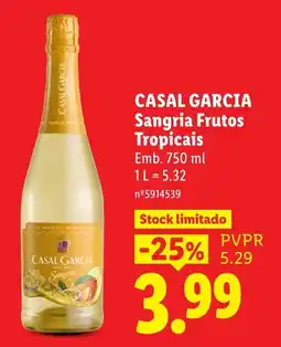 Lidl Casal Garcia Sangria Frutos Tropicais promoção