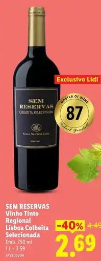 Lidl Sem reservas casa santos lima promoção