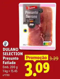 Lidl Dulano selection presunto fatiado promoção