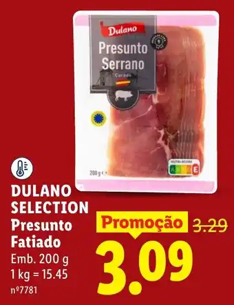 Lidl Dulano selection presunto fatiado promoção