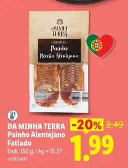 Lidl Da minha terra painho alentejano fatiado promoção