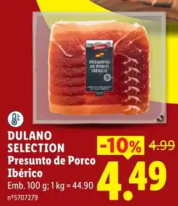 Lidl Dulano selection presunto de porco ibérico promoção