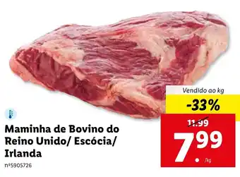 Lidl Maminha de Bovino do Reino Unido/ Escócia/ Irlanda promoção