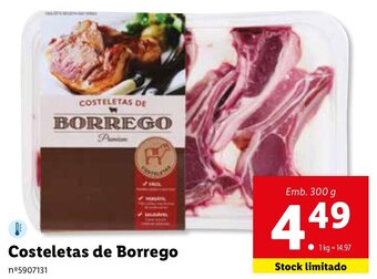 Lidl Costeleta de Borrego 300g promoção