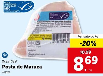 Lidl Ocean Sea Posta de Maruca promoção