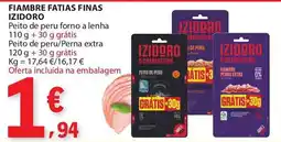 E.Leclerc Fiambre fatias finas izidoro promoção