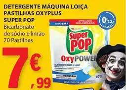 E.Leclerc Detergente máquina loiça pastilhas oxyplus super pop promoção