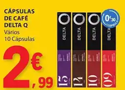 E.Leclerc Cápsulas de café delta q promoção
