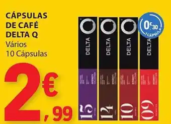Cápsulas de café delta q