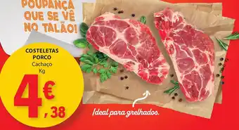 E.Leclerc Costeletas porco cachaço promoção