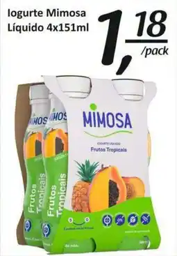 Mota Reis logurte mimosa frutos tropicais promoção