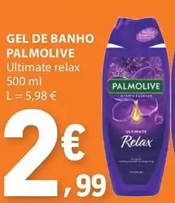 E.Leclerc Gel de banho palmolive ultimate relax promoção