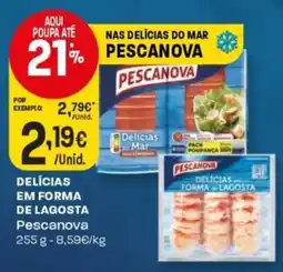 Intermarché Delícias em forma de lagosta Pescanova promoção
