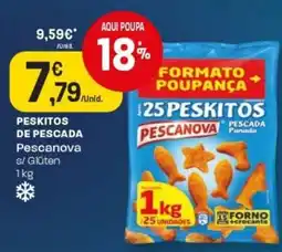 Intermarché Peskitos de pescada pescanova promoção