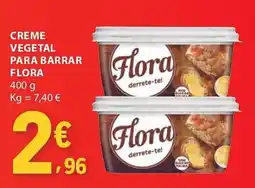 E.Leclerc Creme vegetal para barrar flora promoção