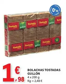 E.Leclerc Bolachas Tostadas Gullón promoção