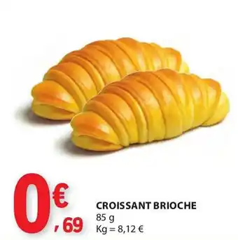 E.Leclerc Croissant brioche promoção