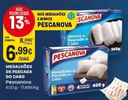Intermarché Medalhões de Pescada do Cabo Pescanova promoção