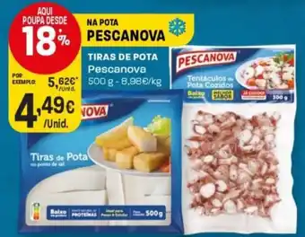 Intermarché Tiras de Pota Pescanova promoção