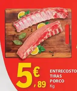 E.Leclerc Entrecosto tiras porco promoção