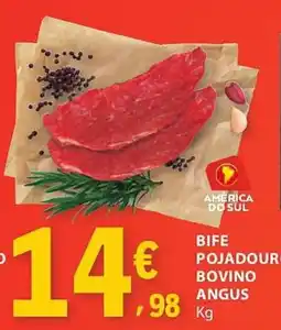 E.Leclerc bife pojadour bovino angus promoção