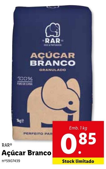 Lidl Rar Açúcar Branco 1kg promoção